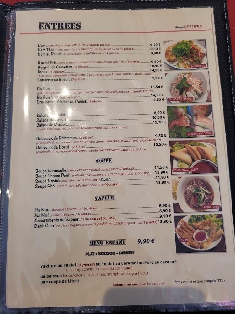 Restaurant Nuit de Saigon - Menu Image 4